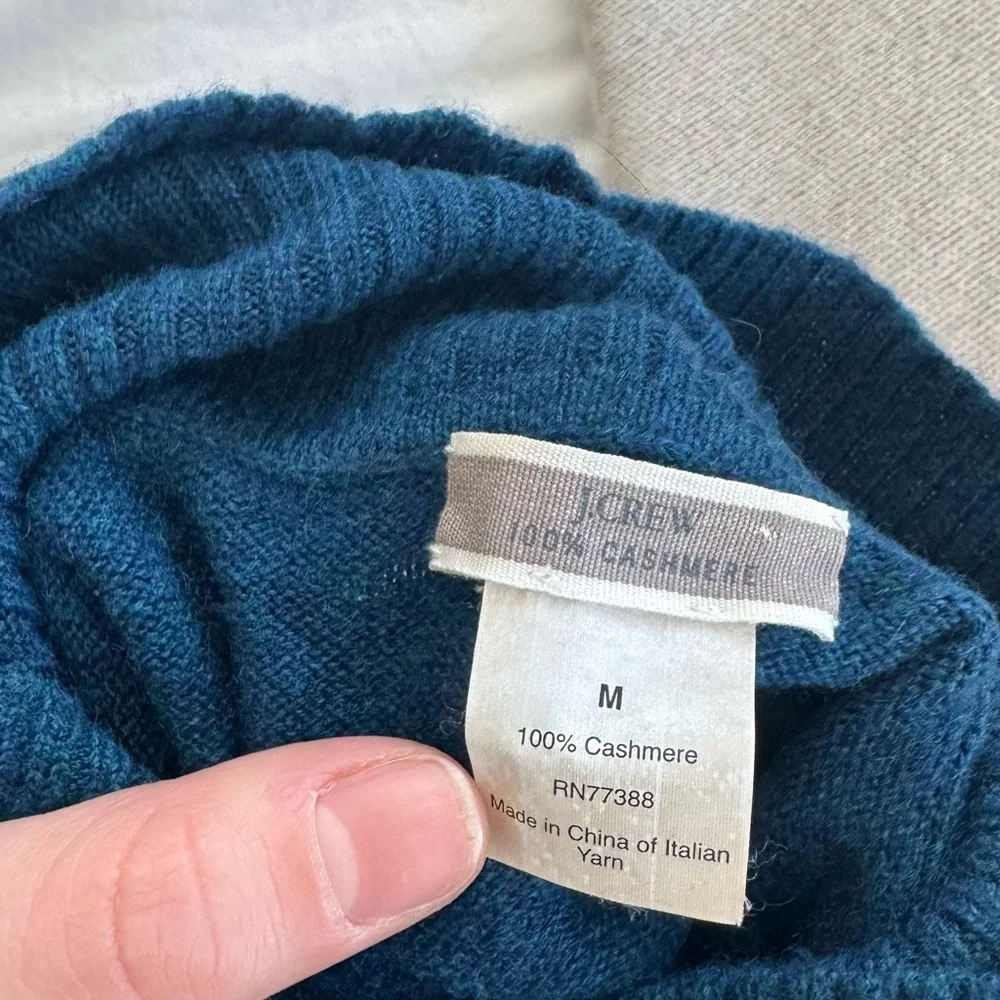 J. Crew Deep Blue Turtleneck Sweater